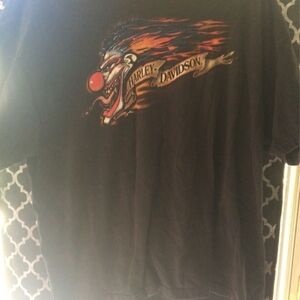 Harley-Davidson Black Graphic Men's Shirt